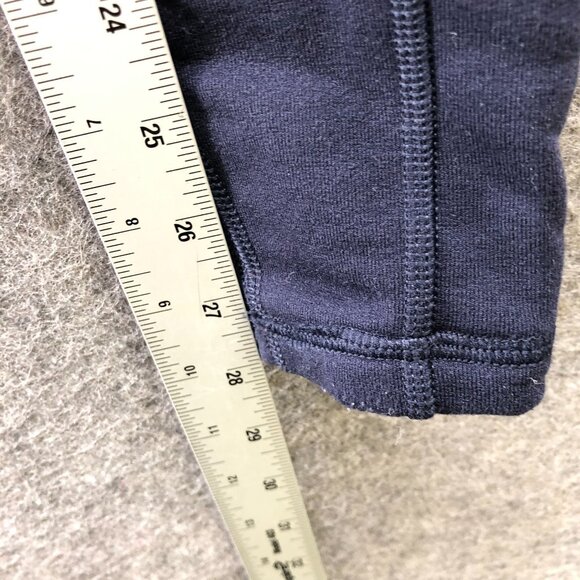 Athleta Altitude Tight In Polartec Power Stretch XXS Navy Blue Womens Leggings - Picture 7 of 8